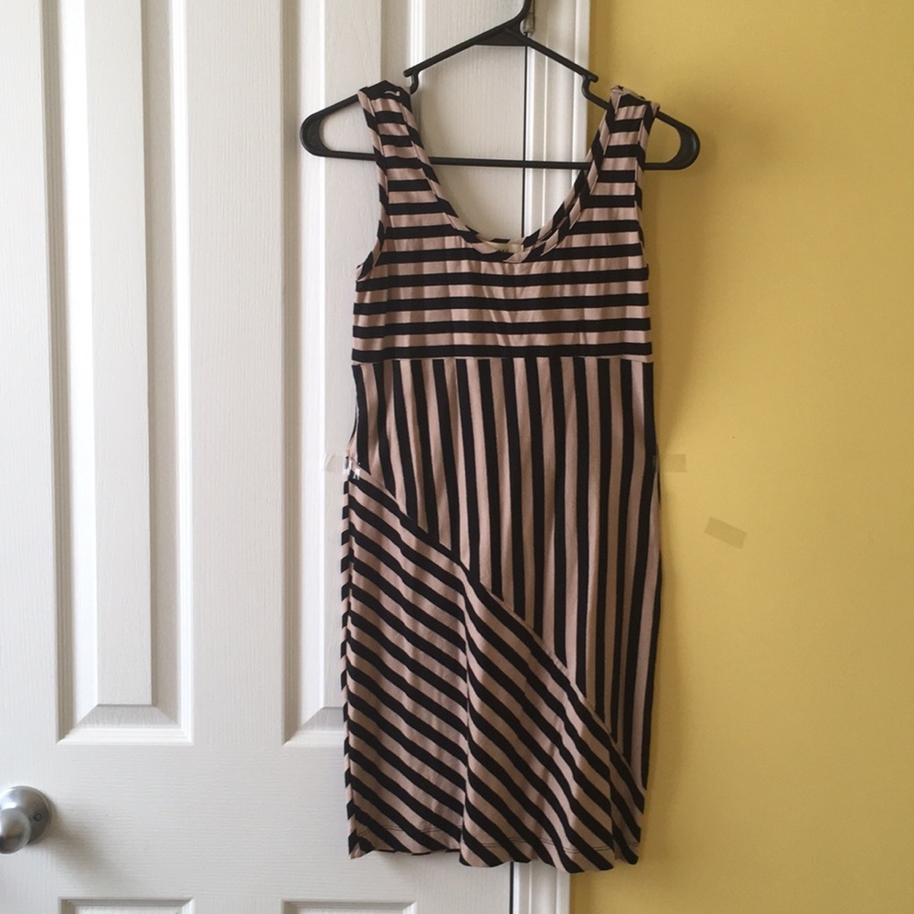 Striped mini dress